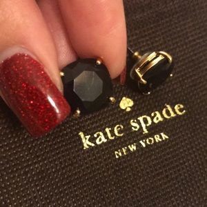 Kate Spade Black Stud Earrings
